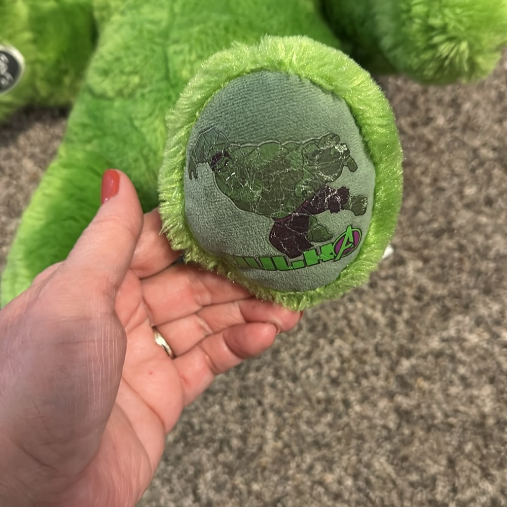 Build A Bear Marvel Avengers Incredible Hulk Bear Plush Costume 17" Stuffed - Picture 2 of 9